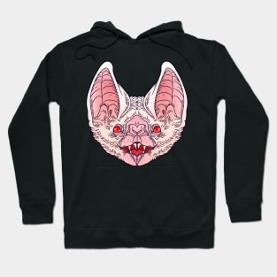 Albino vampire bat face Hoodie